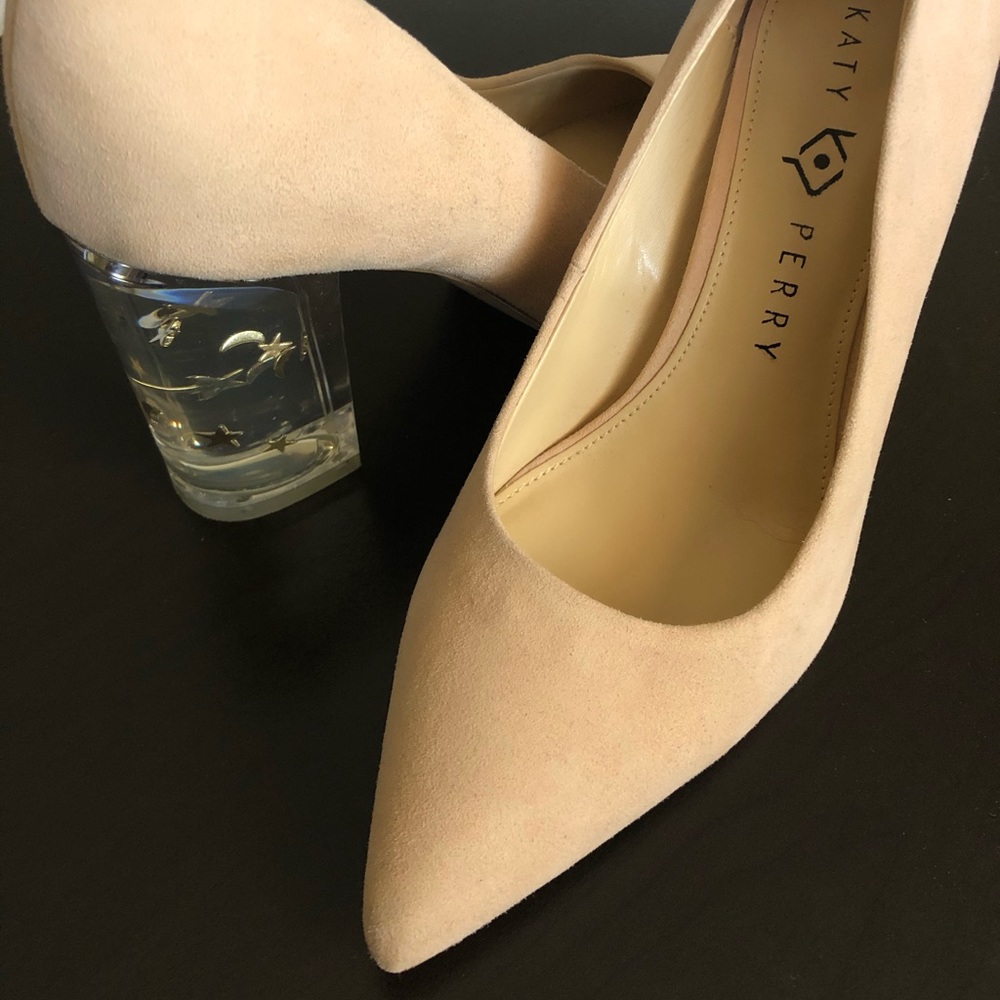 THE HILLARY- Katy Perry pink suede pumps size 8